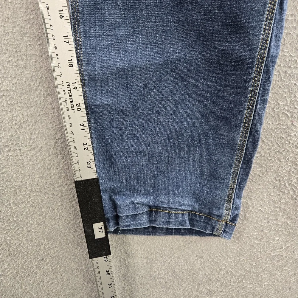 CAT Men Jeans 38X32 Blue Denim Workwear 27